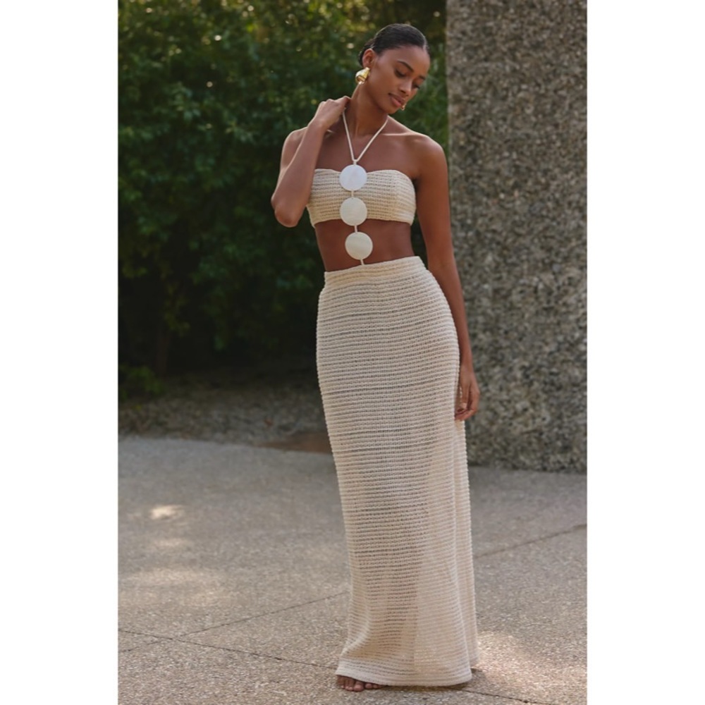 Chic Cream Maxi Dress
